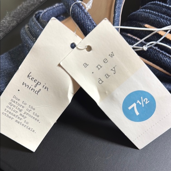 a new day Navy Strappy Heels - Picture 5 of 5